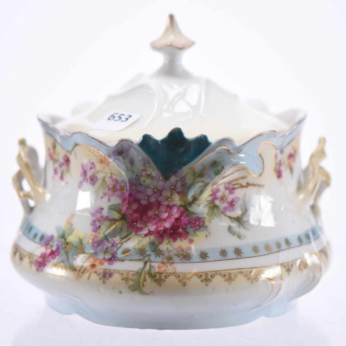 Biscuit Jar - Unmarked Prussia - 6" (1 of 2)