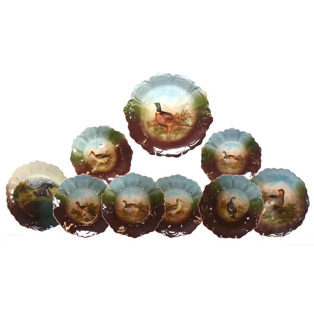 (9) Piece Game Set - Bavaria - 12.75" Platter (1 of 6)