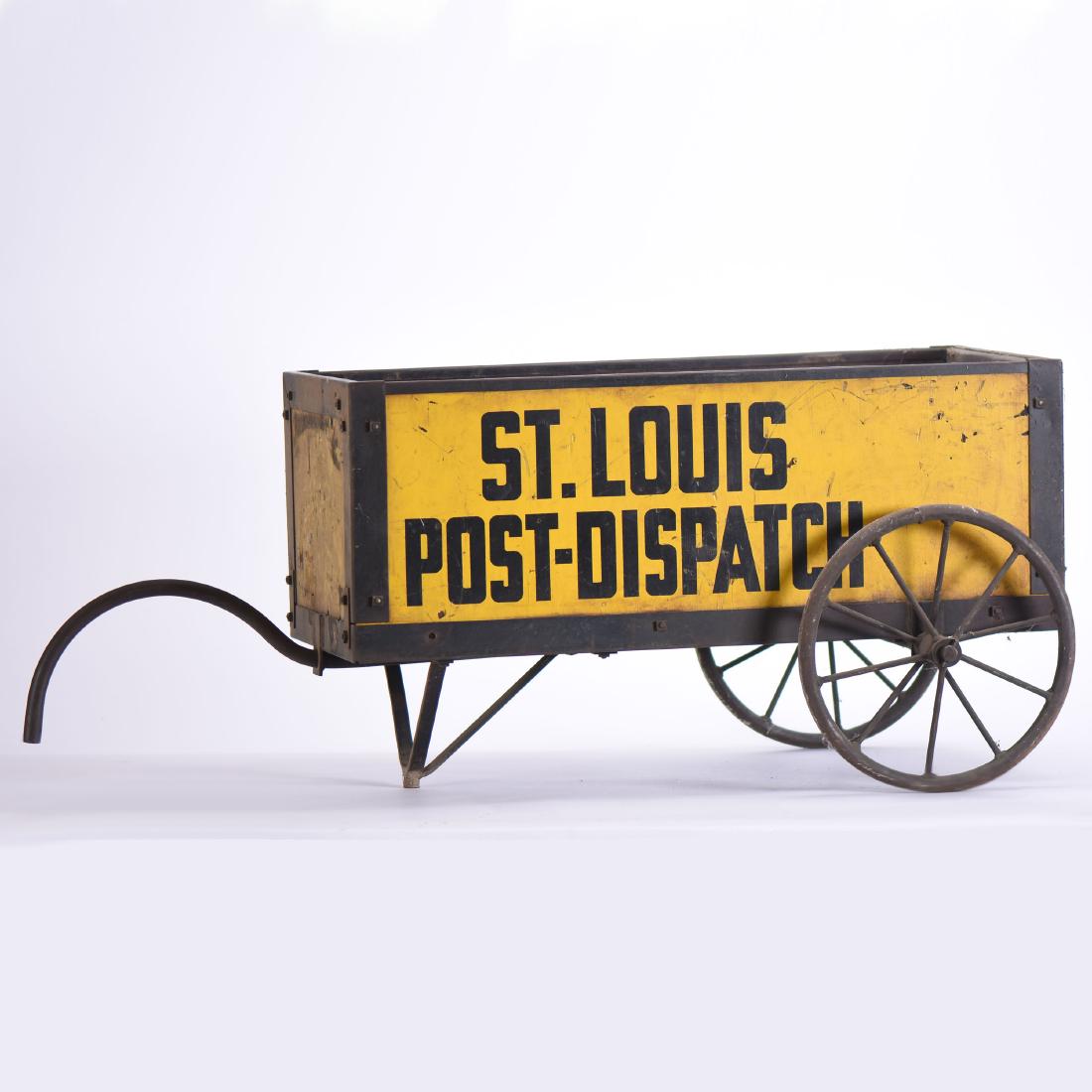 St. Louis Post Dispatch Bicycle Cart (1 of 3)