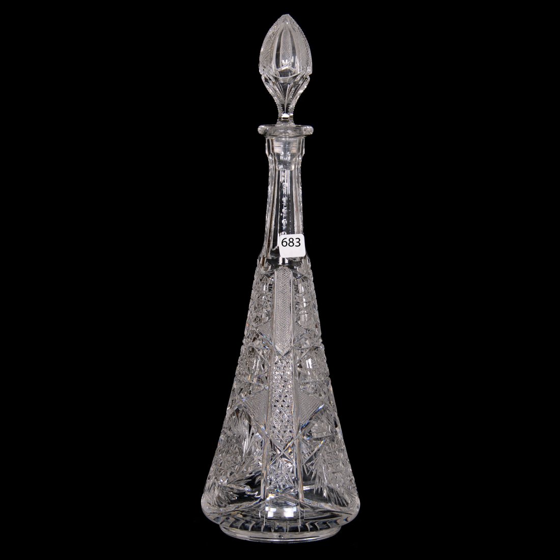Decanter - ABCG 15.5" Pyramid Shaped (1 of 3)