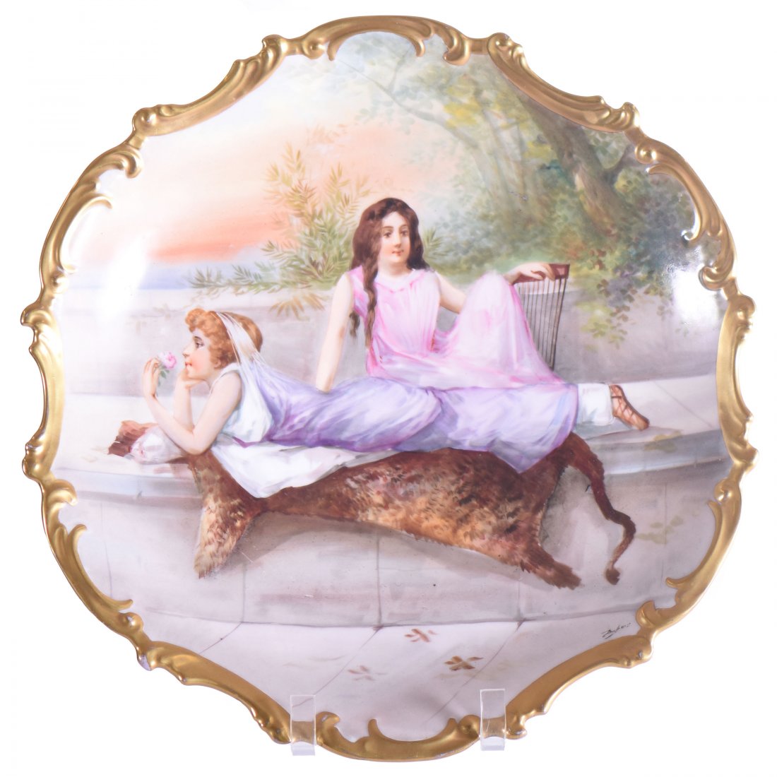 Extra Large Charger - Marked Coronet Limoges (1 of 4)