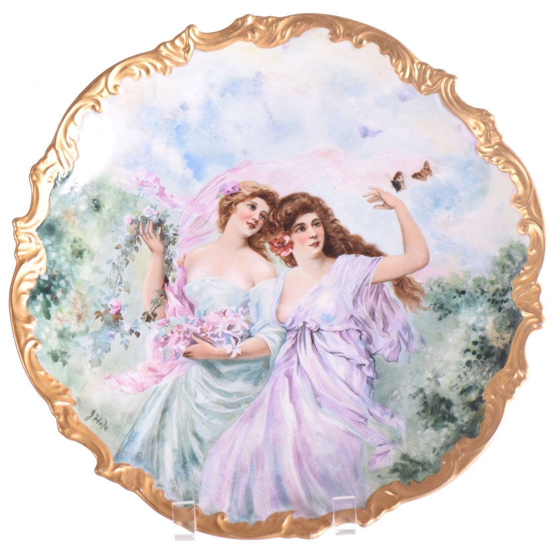 Charger - Marked W.G. Limoges (1 of 4)