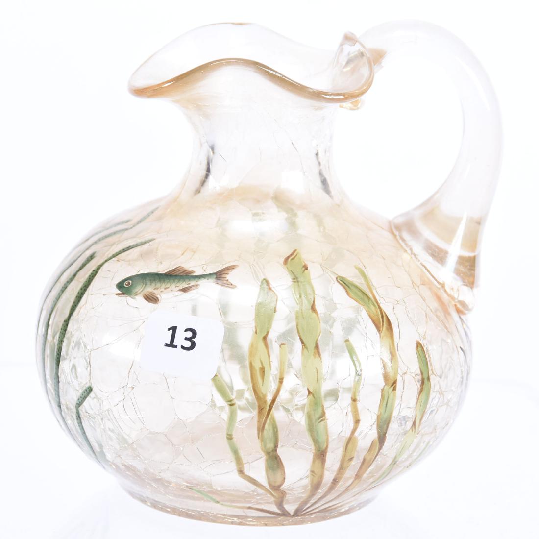 Marigold Art Glass Jug 5.5" (1 of 3)