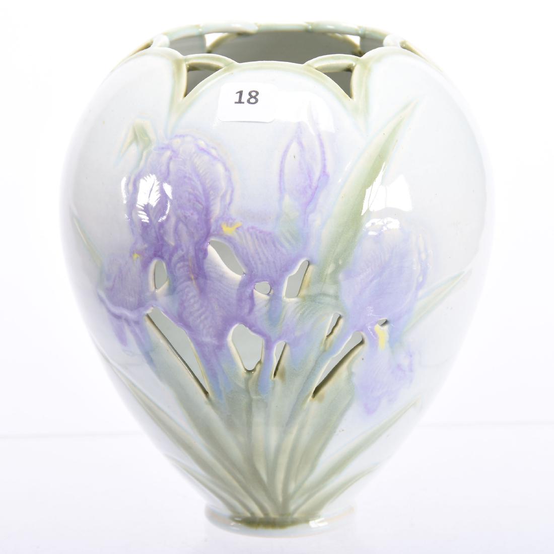 Marked Smallwood Art Pottery Vase 7.75" X 6.5" (1 of 3)