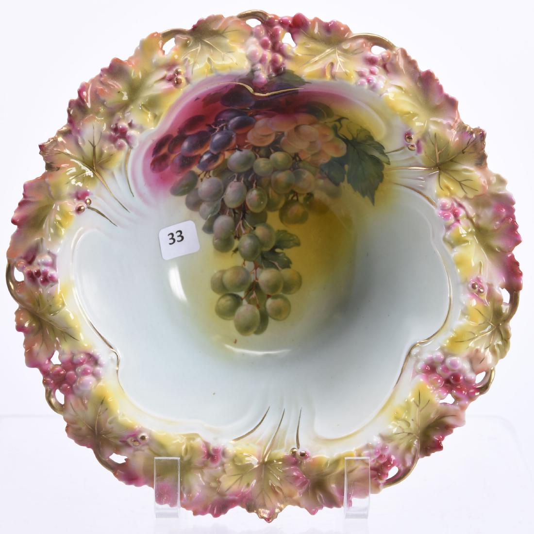 Royal Bayreuth (Blue Mark) Bowl 10.5" (1 of 2)