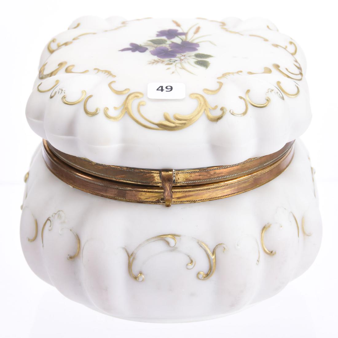 Mt. Washington Unmarked Hinged Dresser Box 6" X 7" (1 of 4)