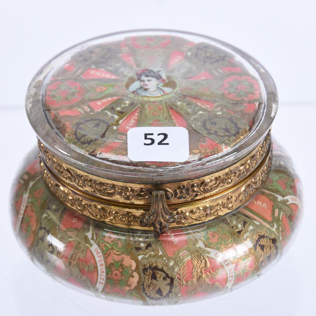 Crystal Cigar Label Jewel Box 2.5" X 4.5" (1 of 4)