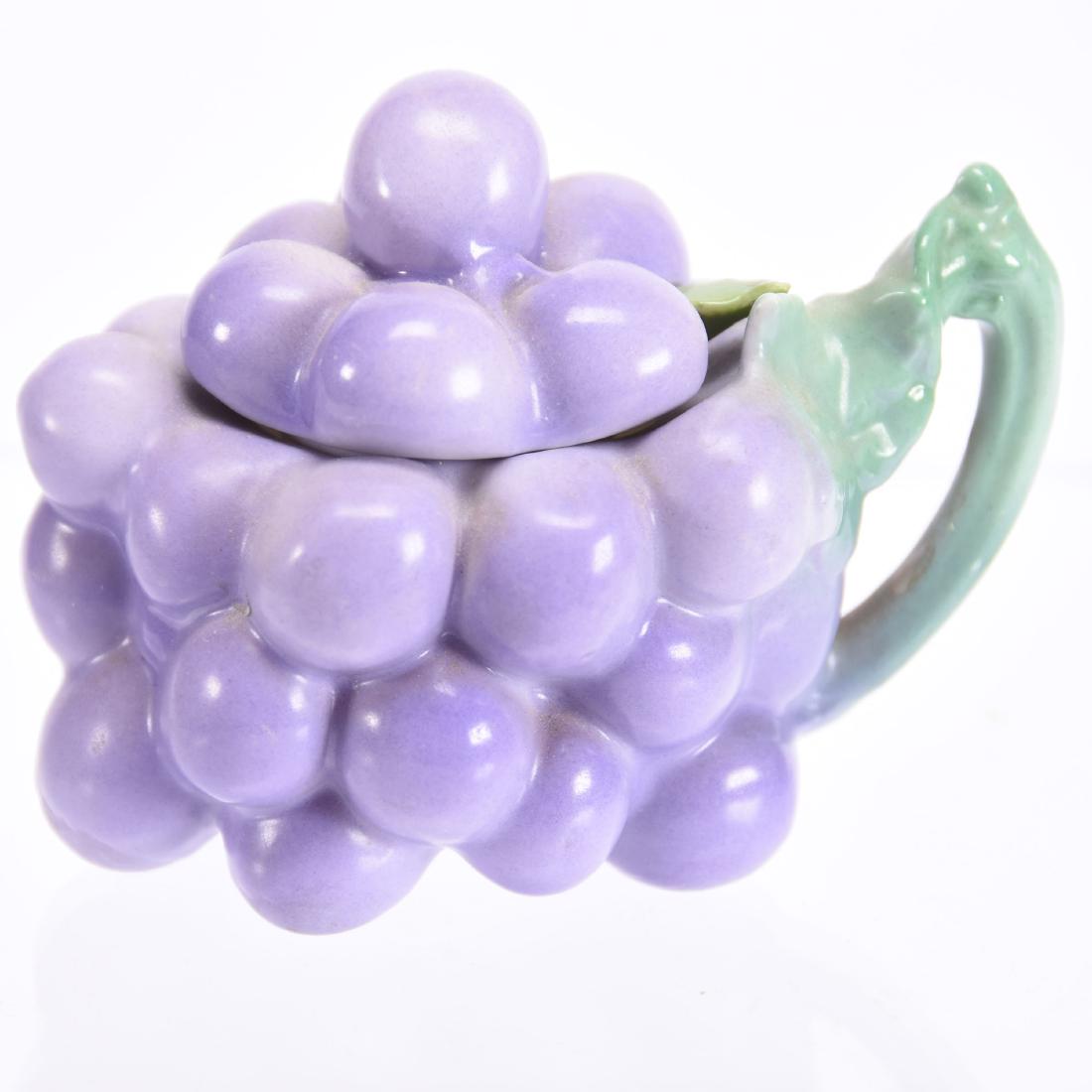 Royal Bayreuth (Unmarked) Figural Grape Mustard Jar (1 of 3)