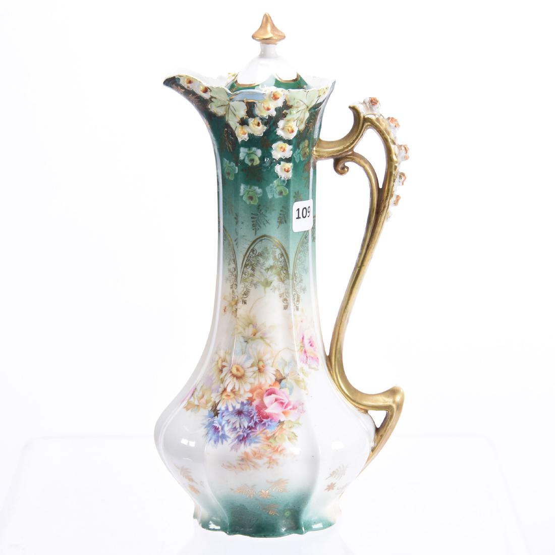 Chocolate Pot RS Germany Steeple Mark 11.75" (1 of 3)