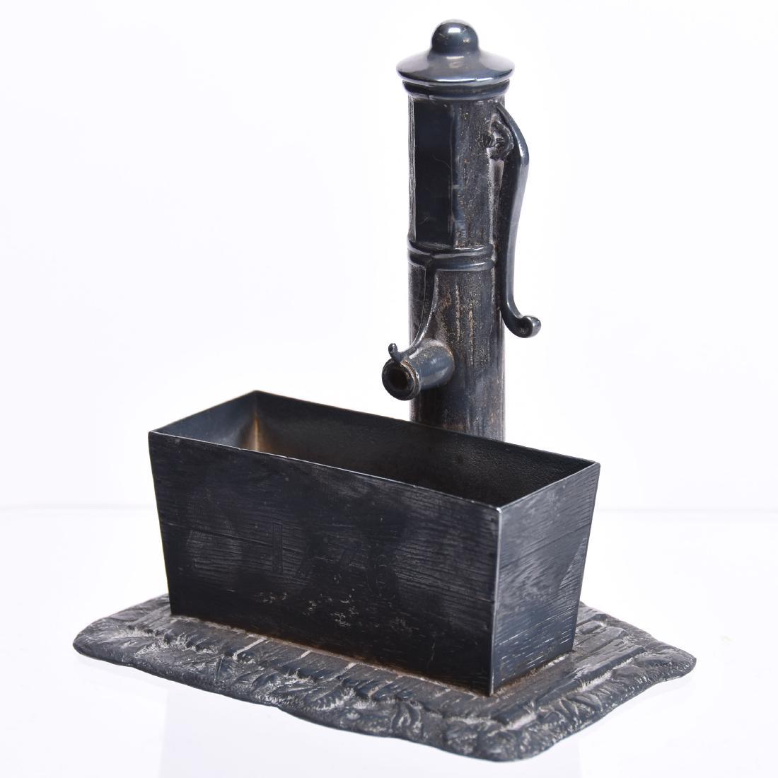 Silverplate Figural Card Receiver 5" X 4.5" (1 of 3)