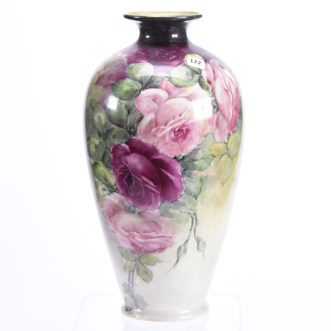American Belleek Handpainted Vase 14.75" (1 of 3)