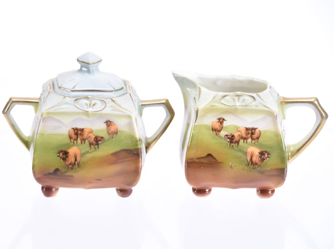 Royal Bayreuth (Blue Mark) Creamer and Sugar 3.25" (1 of 3)