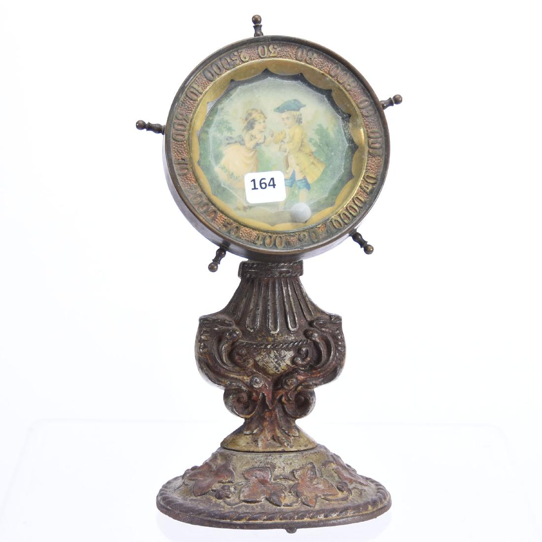 Novelty Cast Iron Roulette Game 11" X 6" (1 of 4)