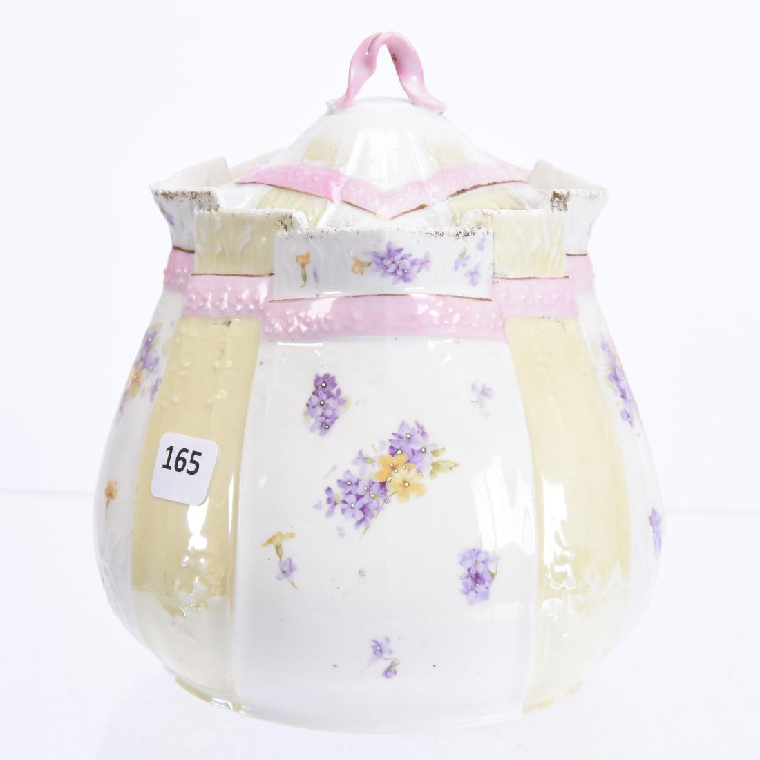 Early Unmarked Prussia Biscuit Jar 7" (1 of 3)