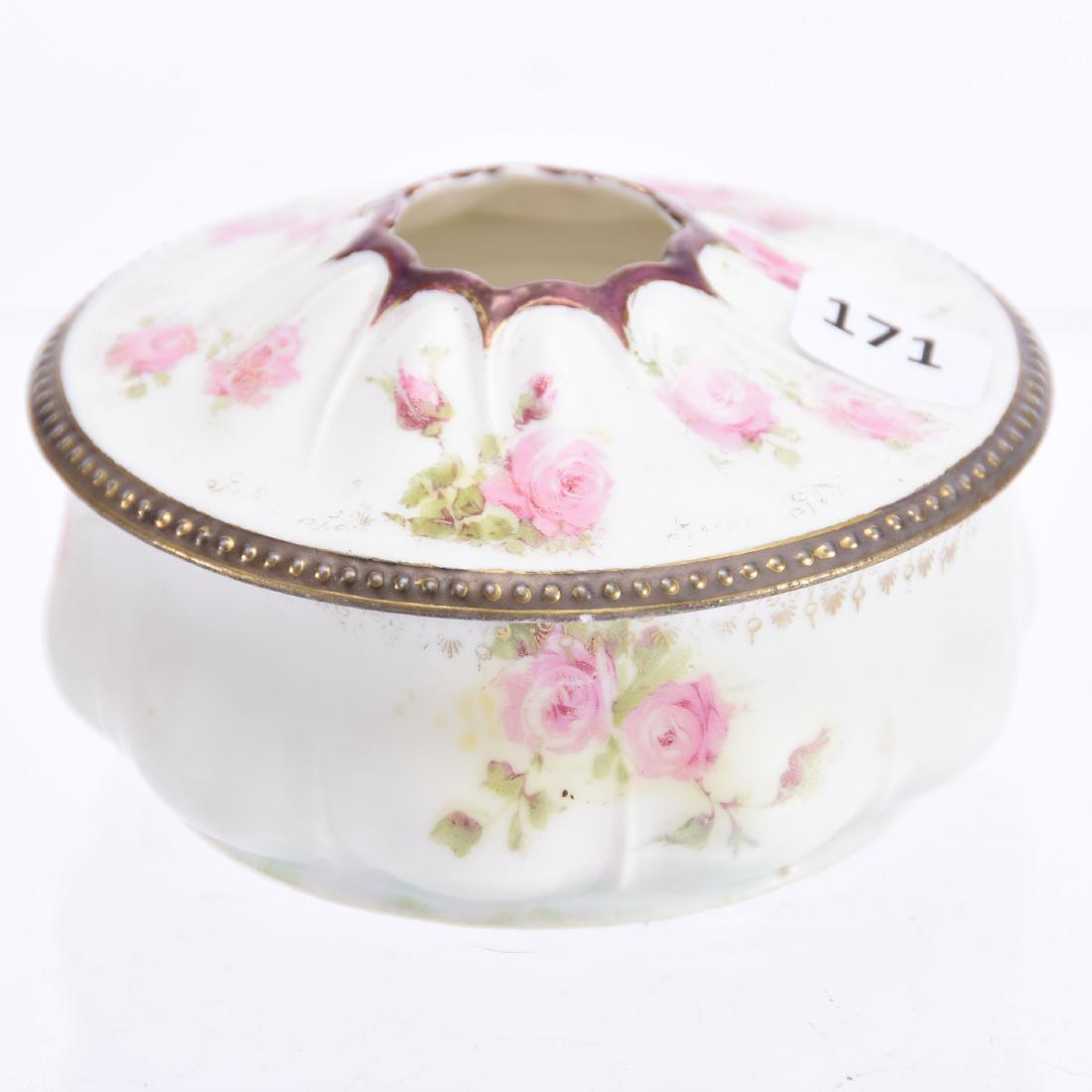 Hair Receiver Marked RS Prussia 2.5" X 4.5" (1 of 3)