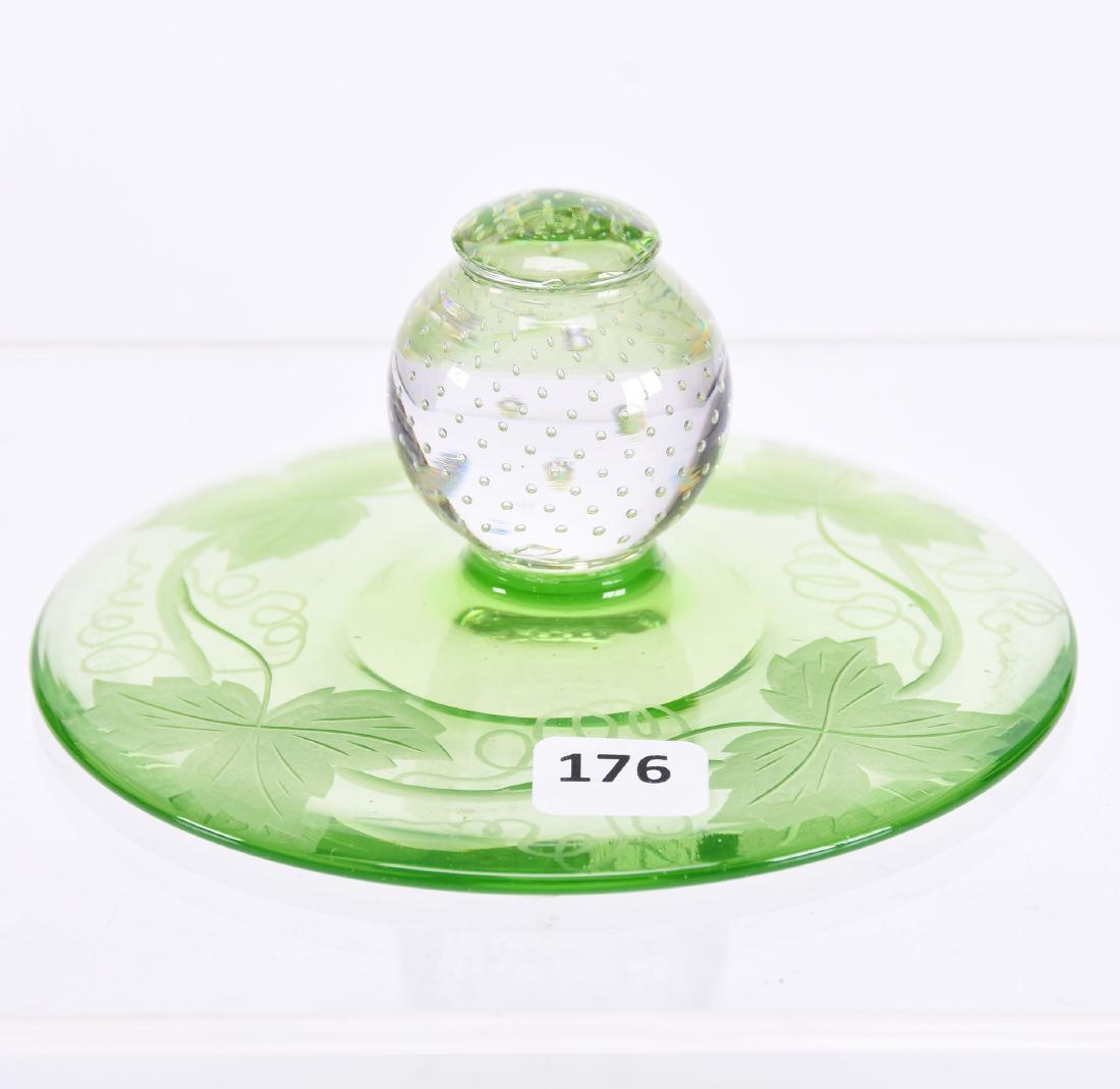 Modified Pairpoint Art Glass Paperweight 2.5" X 5.5" (1 of 1)