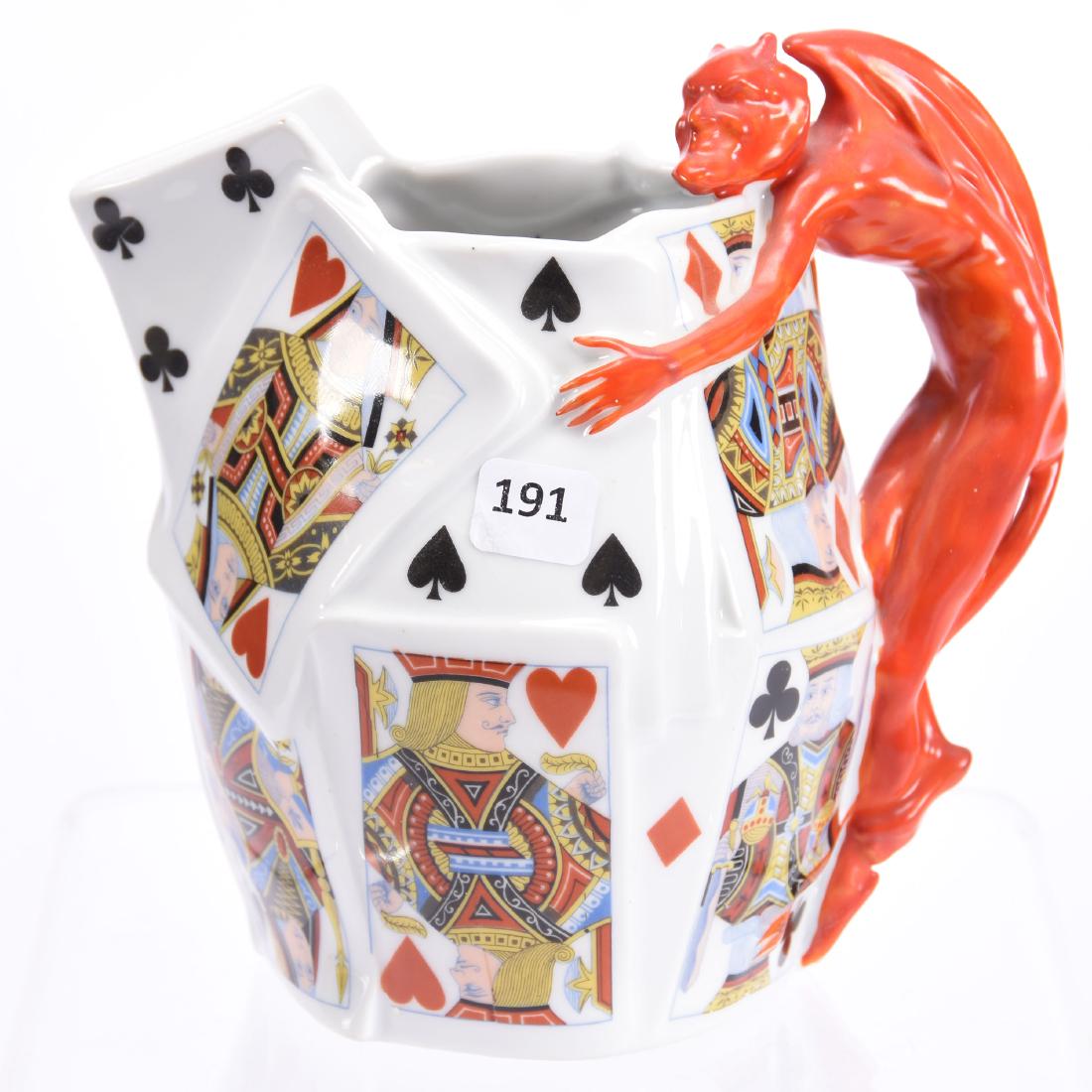 Royal Bayreuth (Green Mark) Pitcher 7.25" (1 of 3)