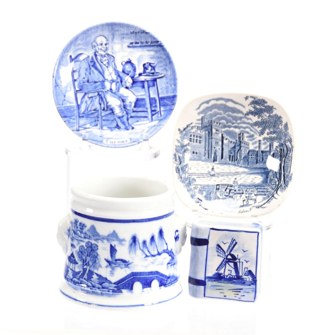 (4) Flow Blue Items (1 of 3)