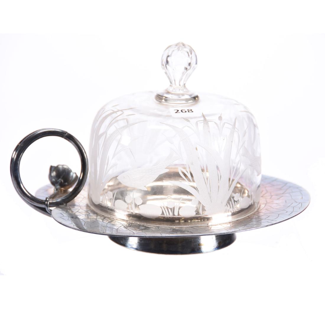 Victorian Butterdish 6" X 9" (1 of 4)