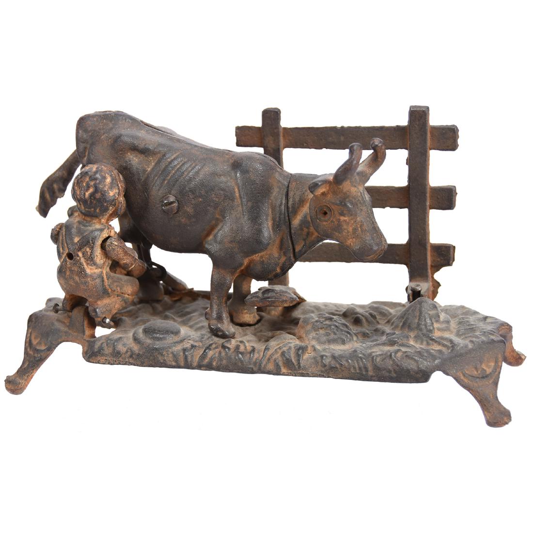 Reproduction Cast Iron Mechanical Bank 5" X 9" (1 of 4)