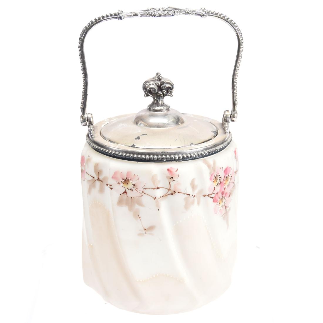 Unmarked Wave Crest Biscuit Jar 7.5" (1 of 2)