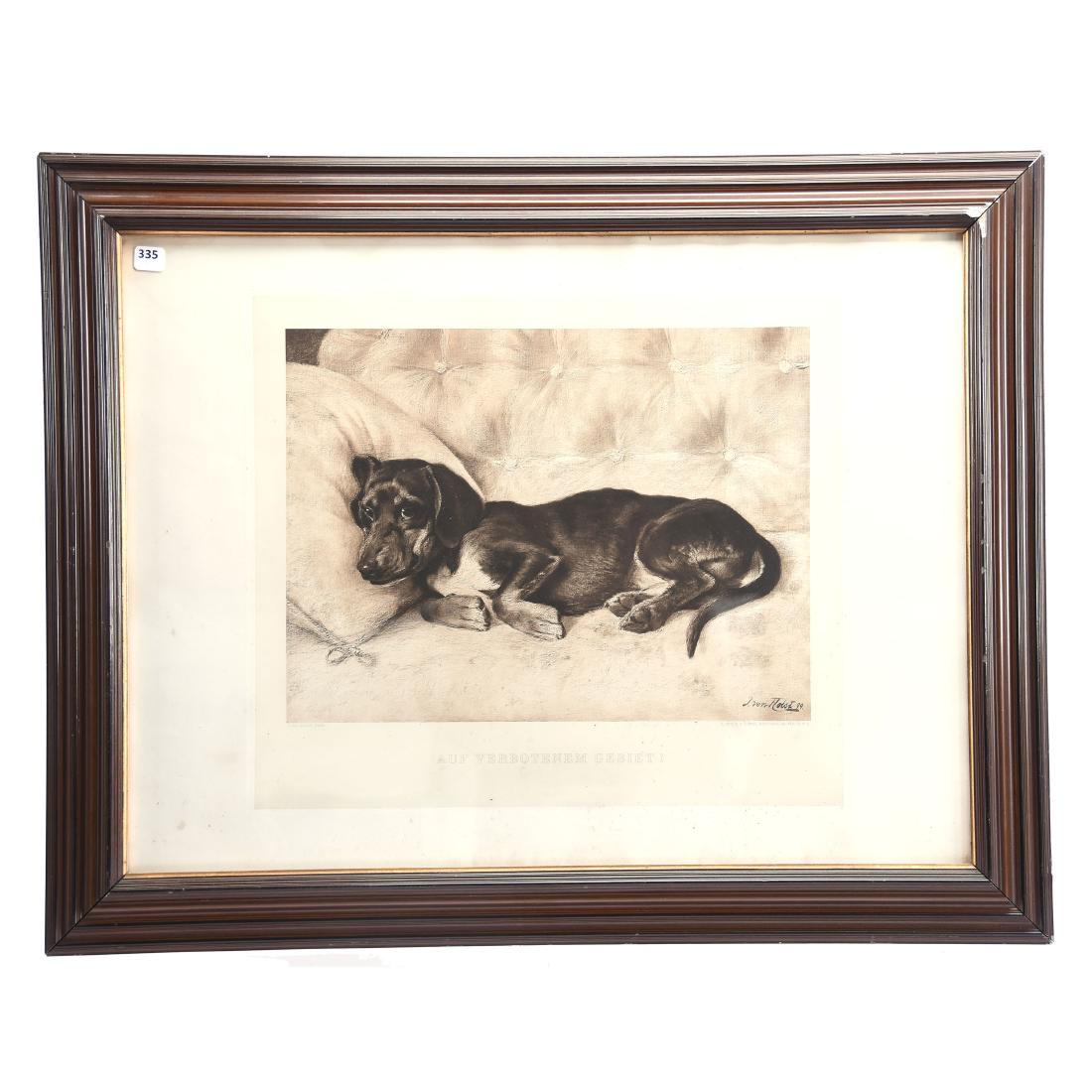 Lithograph Print  Size of Frame 23.5" X 30" (1 of 4)