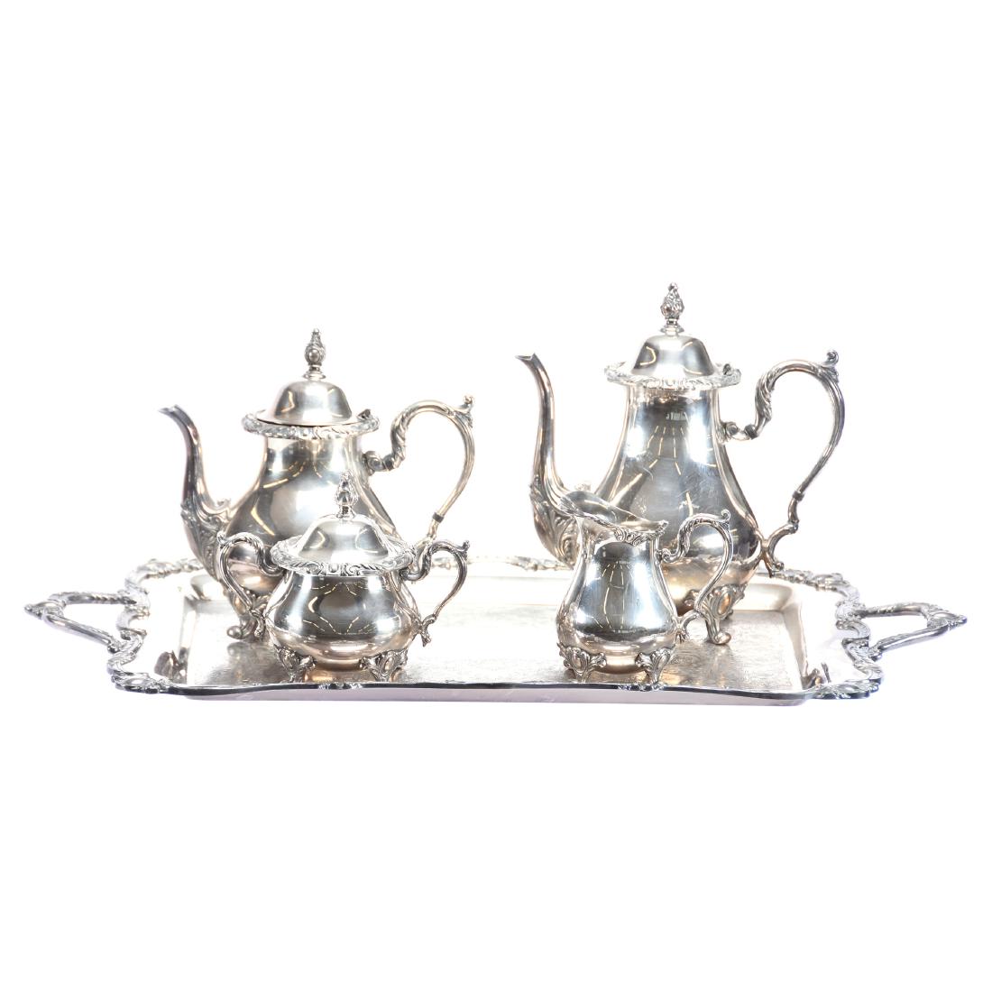 Silverplate Tea and Coffee Service by Rogers (1 of 5)