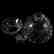 Punch Set, Engraved Pear & Apple Decor - 3