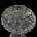 Three-Part Compote, Meriden, Hobstar, Vesica, Nailhead - 3
