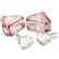 Pair Colognes, Engraved Floral Design - 3