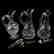 (3) Cruet Bottles - 2