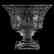 Pedestal Bowl, Engraved Garland & Floral Motif