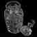 Cologne Bottle, Cane Pattern - 2