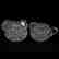 Creamer & Sugar, Signed Libbey, Ellsmere Pattern - 2