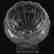 Pedestal Rose Bowl, Engraved Waterlily Design - 3