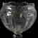 Pedestal Rose Bowl, Engraved Waterlily Design - 4