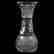 Vase, Engraved Floral Center Band