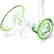 Three Piece Set, Engraved Floral, Block Highlights - 2