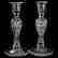 Pair Candlesticks, Signed Egginton, Victoria Pattern