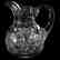 Water Pitcher, Four Point Hobstar & Fan Motif
