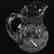 Water Pitcher, Four Point Hobstar & Fan Motif - 2