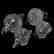 (2) Sets, (1) Hobstar & Cane, (1) Hobstar, Crosscut - 3