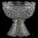 Punch Bowl, Geometrically Cut Design Hobstar