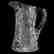 Pitcher. Engraved Vintage Motif