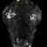 Liqueur Decanter, Engraved Floral Garland Motif - 4