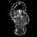Basket, Dorflinger, Willow Pattern - 2