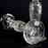 Pair Candlesticks, Rock Crystal, Engraved Floral - 3
