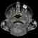 Loving Cup, Crosscut Diamond & Fan Motif - 2