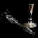 Vase, Engraved Floral, Scroll & Garland Motif - 2