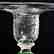 Candlestick, Engraved Floral & Lattice Design - 2